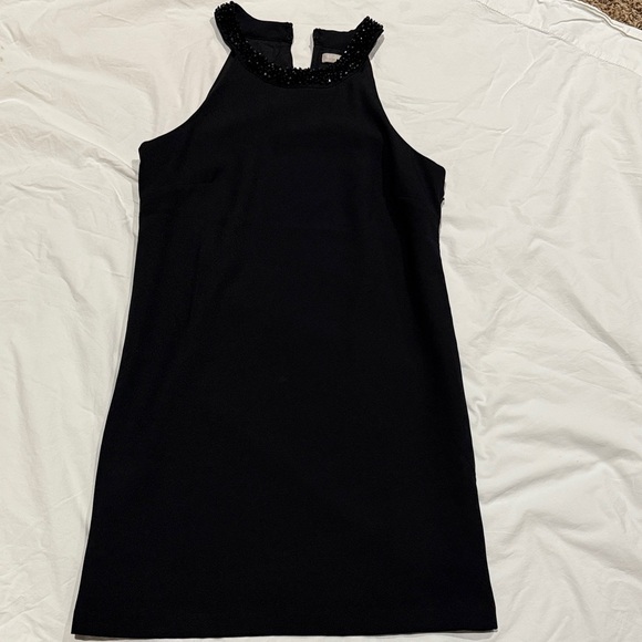 💚Banana Republic Elegant Black Mini Dress - Picture 2 of 9